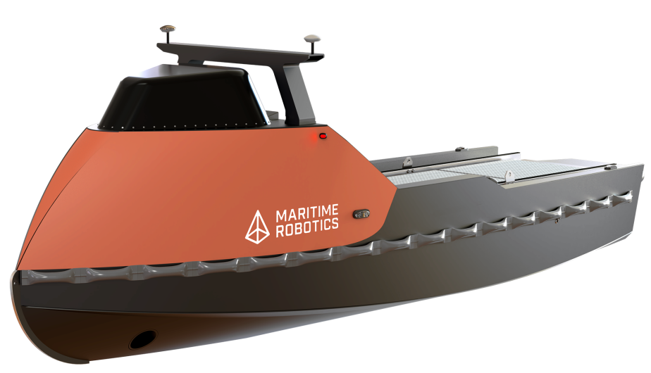A perspective view of the Mariner X USV